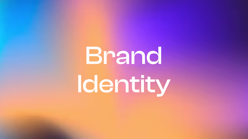 Cover image for Brand Identity – 3 Weeks