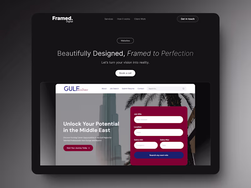 Cover image for Simplistic Digital Agency Framer Web Design and Development 