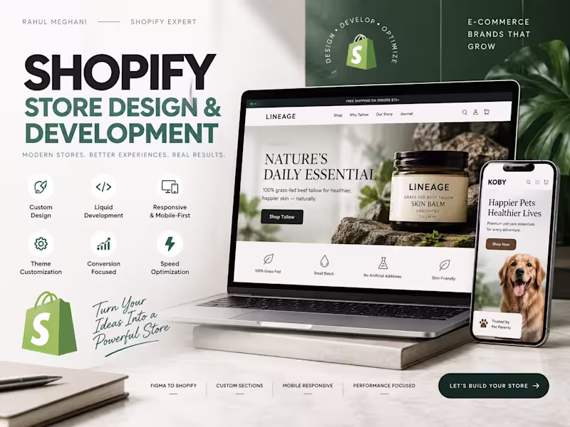 Cover image for Shopify Store Design & Development