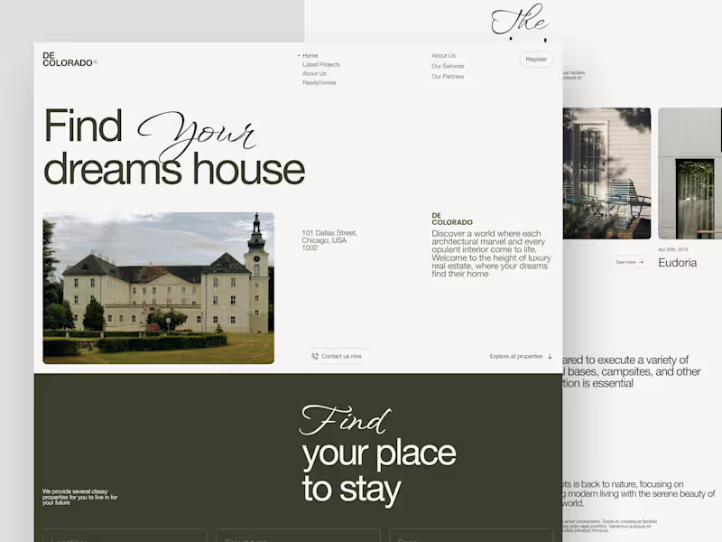 Cover image for De Colorado - Real Estate Agency