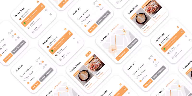 Cover image for Orange Widget: A Visual Design Kit for Rapid Integration