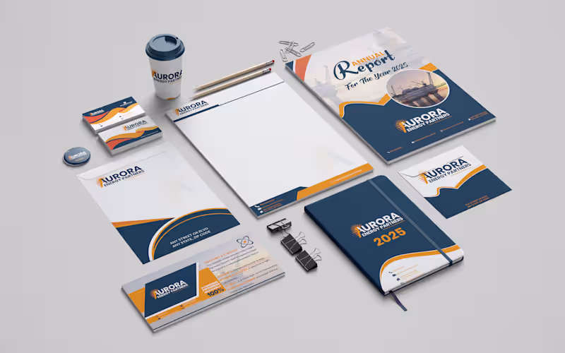 Cover image for Brand Identity Design for Aurora Energy Partners