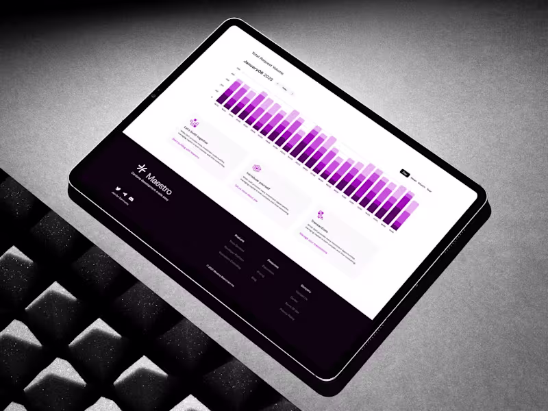 Cover image for Maestro — Web App Design for Scalable UTXO Blockchain Data