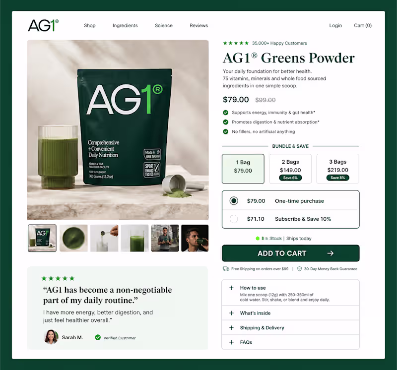 Cover image for A great product page doesn't