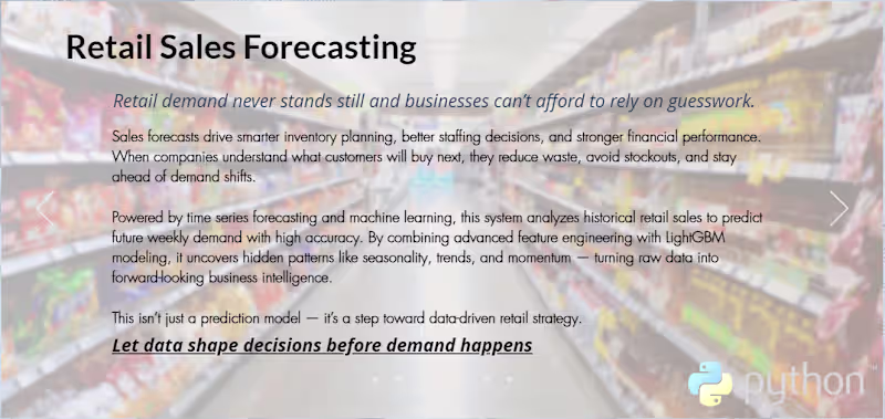 Cover image for Forecasting and Demand prediction