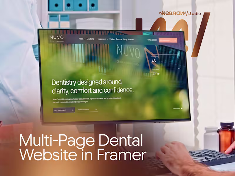 Cover image for Dental Clinic Website - Framer