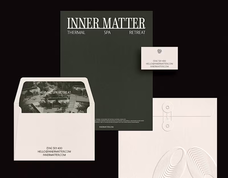 Cover image for A Quiet Thermal Spa Retreat Branding & Visual Identity