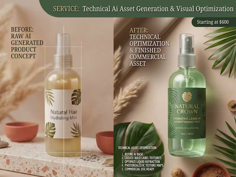 Cover image for Technical AI Asset Generation & Visual Optimization