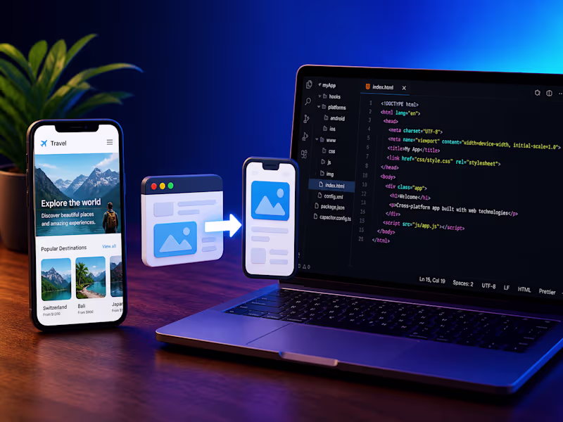 Cover image for Convert web apps into mobile apps