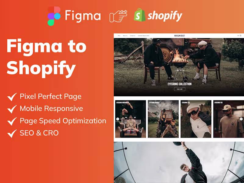 Cover image for Figma to Shopify Theme Development