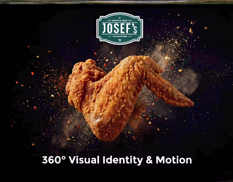 Cover image for Josef's Buffalo Wings — Full Brand Identity, Hamburg