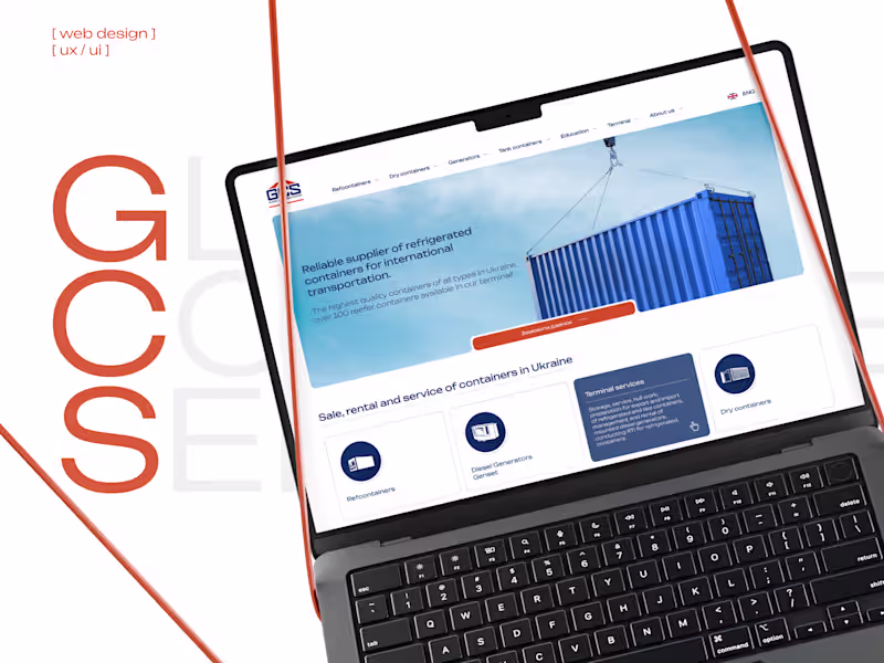 Cover image for Global Container Service / Landing Page