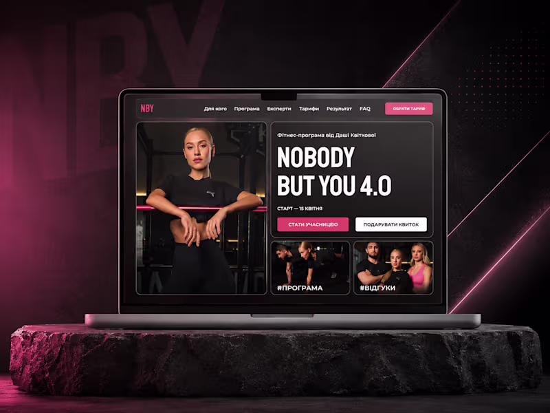 Cover image for Fitness Landing Page Redesign Project