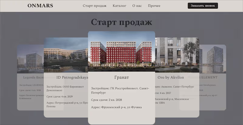 Cover image for Onmars - Real Estate Business Platform