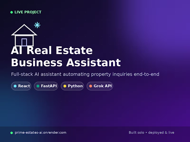 Cover image for · Built a full stack