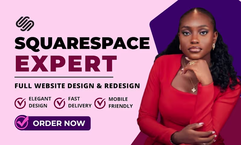 Cover image for SQUARESPACE WEBSITE REDESIGN DESIGN EDIT