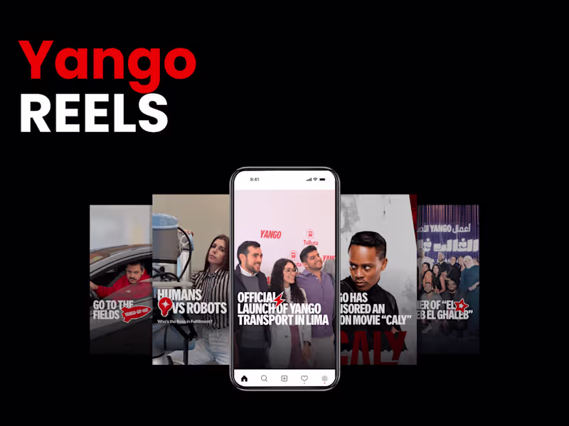 Cover image for Social Media Reels for Yango