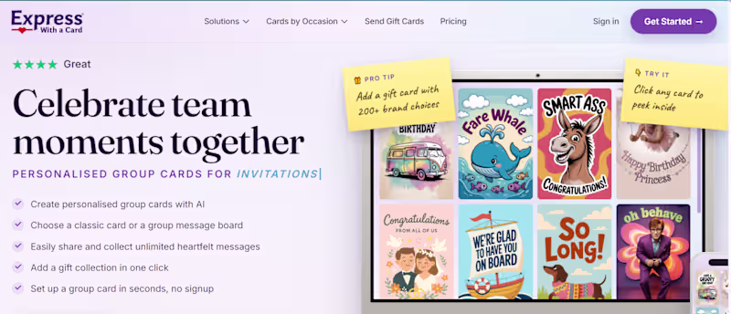 Cover image for Express With A Card is
