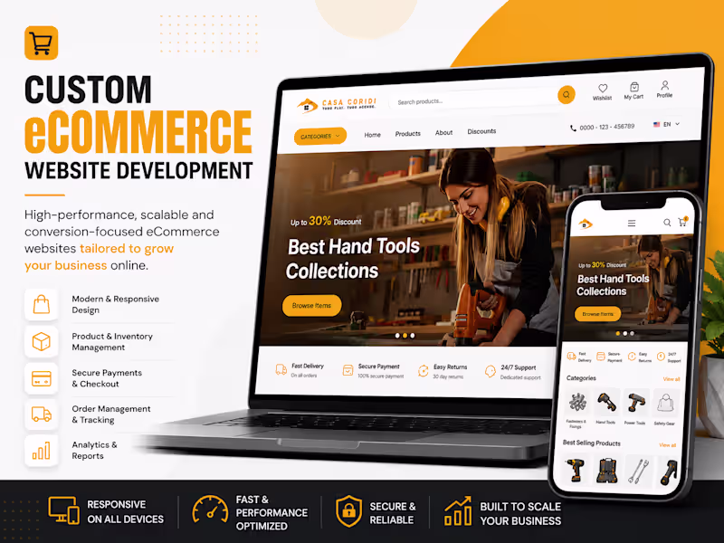 Cover image for Custom eCommerce Website Development

Developed a