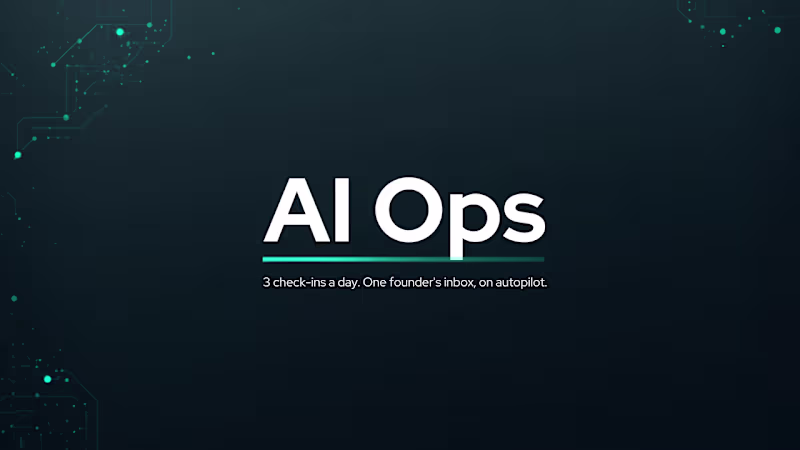 Cover image for Running My Apparel Brand on AI Ops