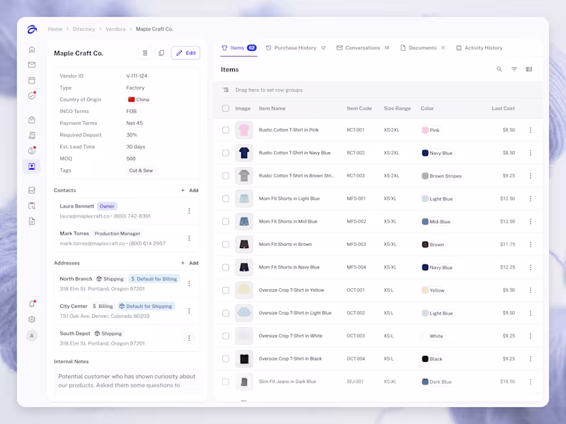 Cover image for The Items tab on a