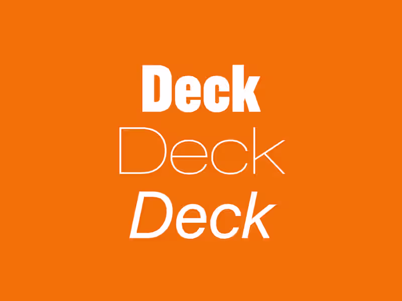 Cover image for Decks