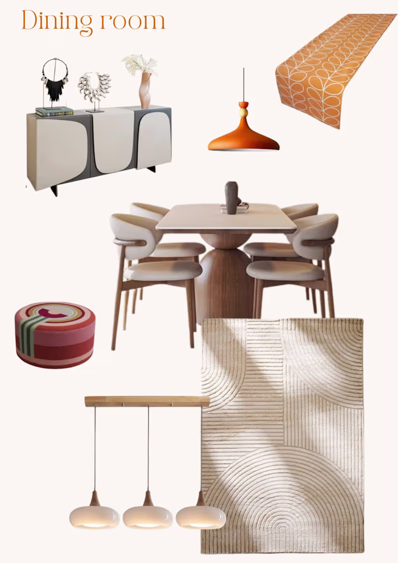 Cover image for Dining Room Mood borad
