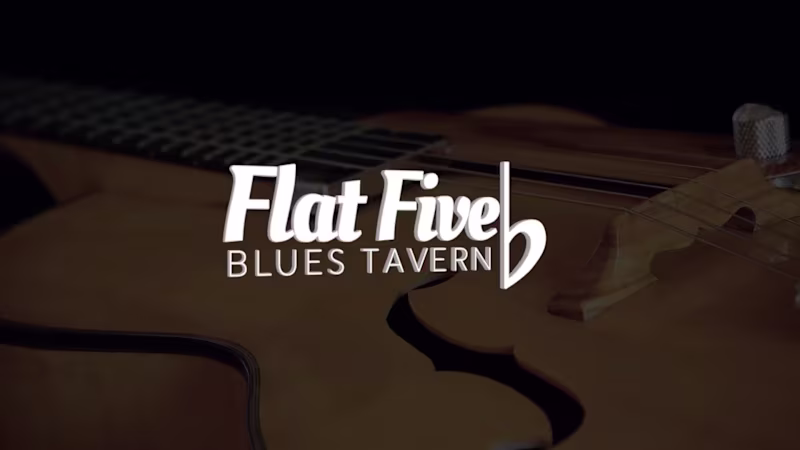 Cover image for 3D Logo Animation - Flat Five Blues Tavern