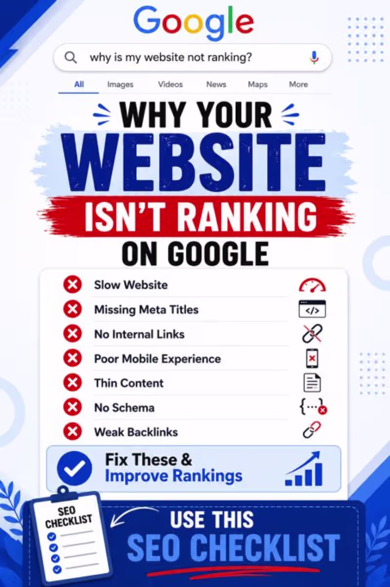 Cover image for Why isn't your website ranking