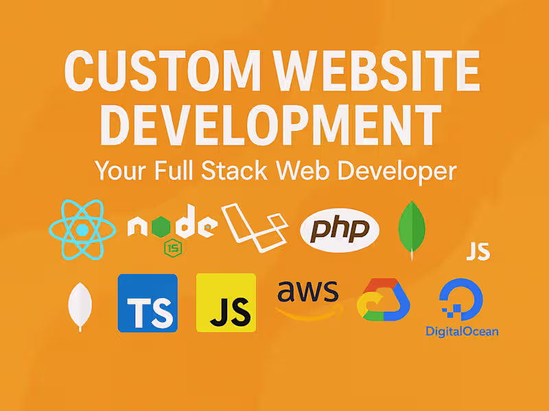 Cover image for Custom Web UI Development with React & Next.js