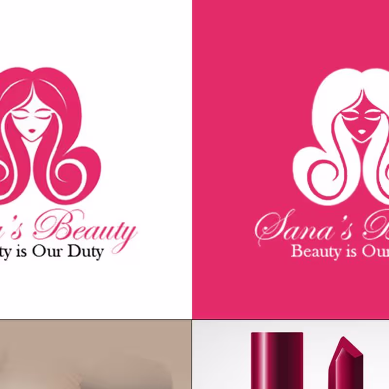 Cover image for Design It Down on Instagram: “Logo for Sana’s Beauty Salon with…