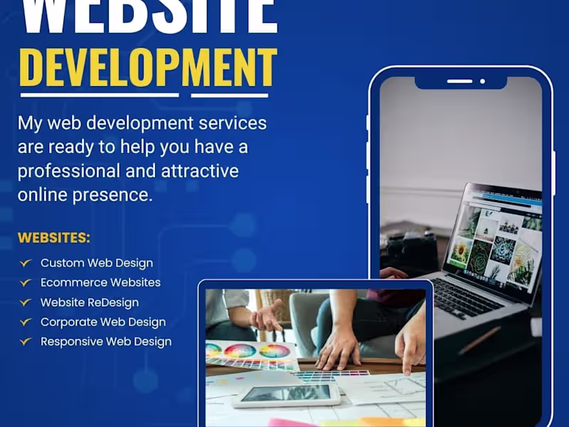 Cover image for Expert Web & Graphics Design Services