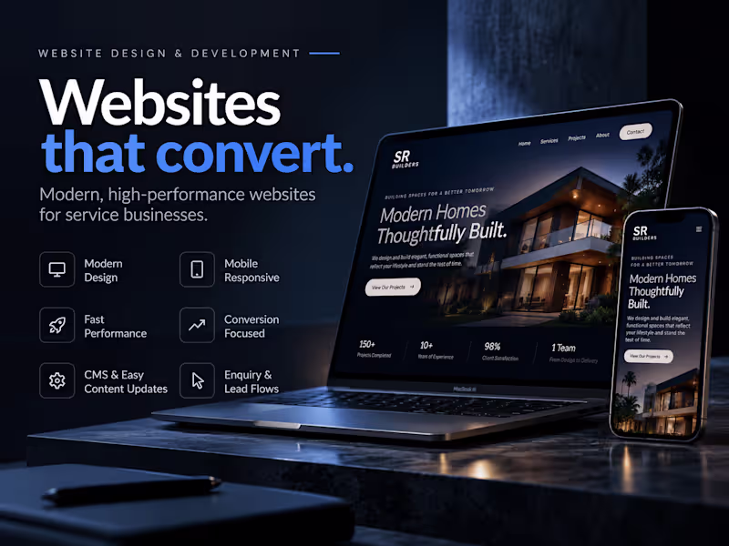 Cover image for High-End Website Design & Development