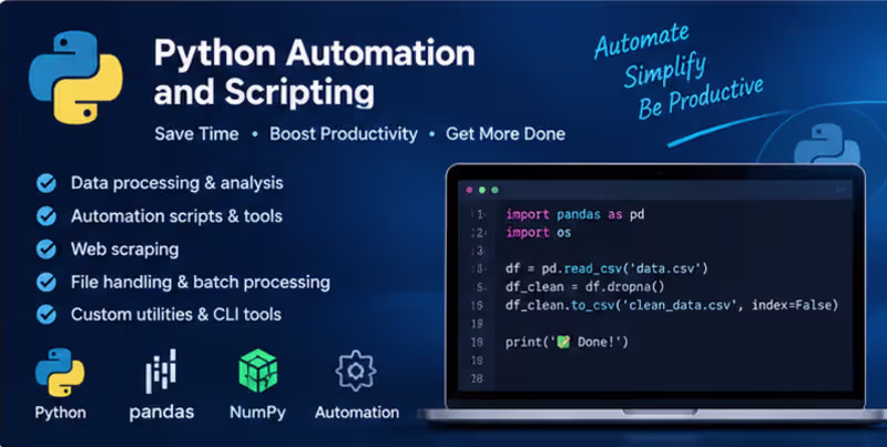 Cover image for Python Automation & Scripting