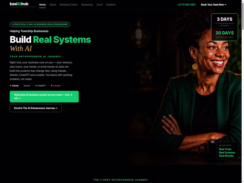Cover image for AI Training & Enablement for Small Business