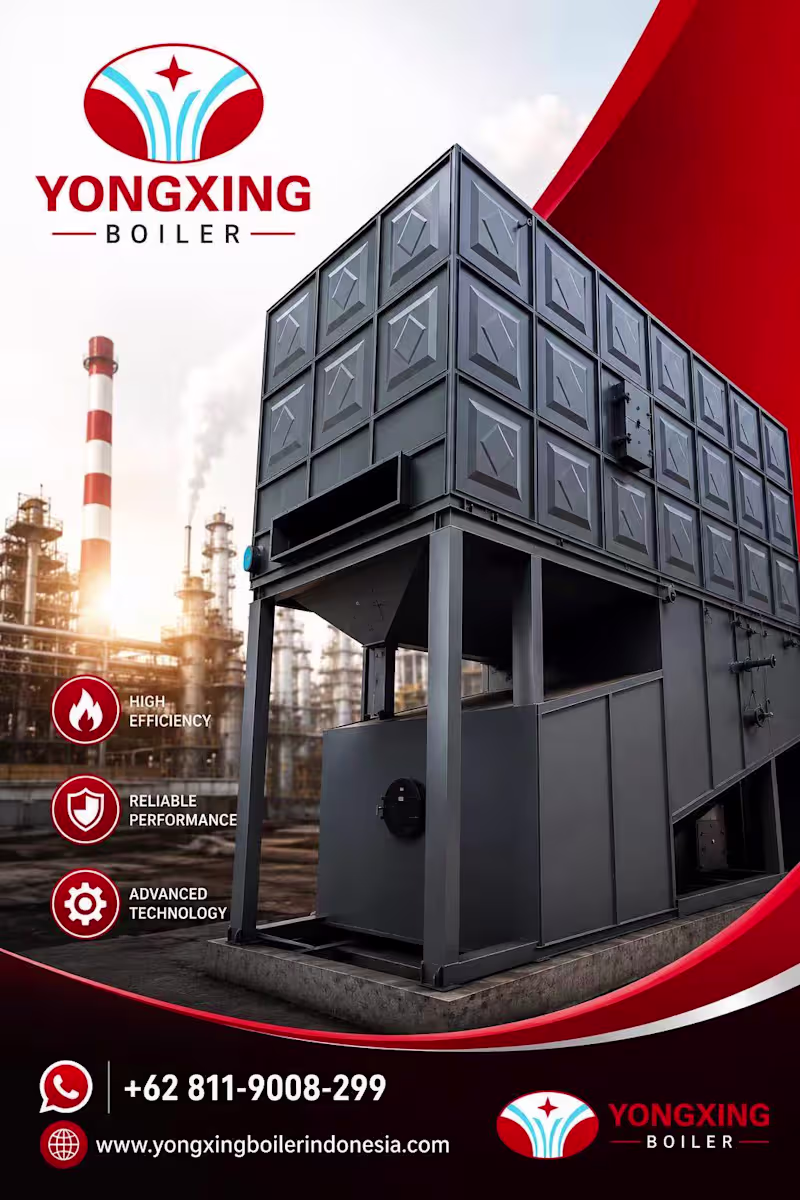 Cover image for B2B product marketing content for Yongxing Boiler, an indust...