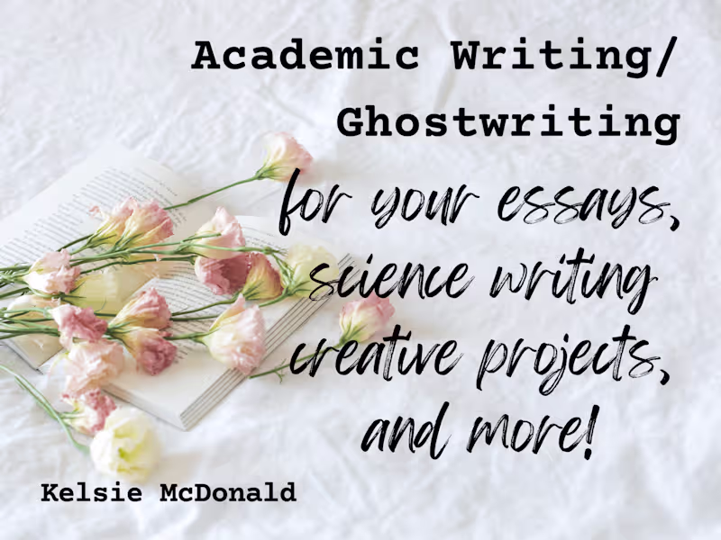 Cover image for Academic Writing— Essays, Science Writing, and more!