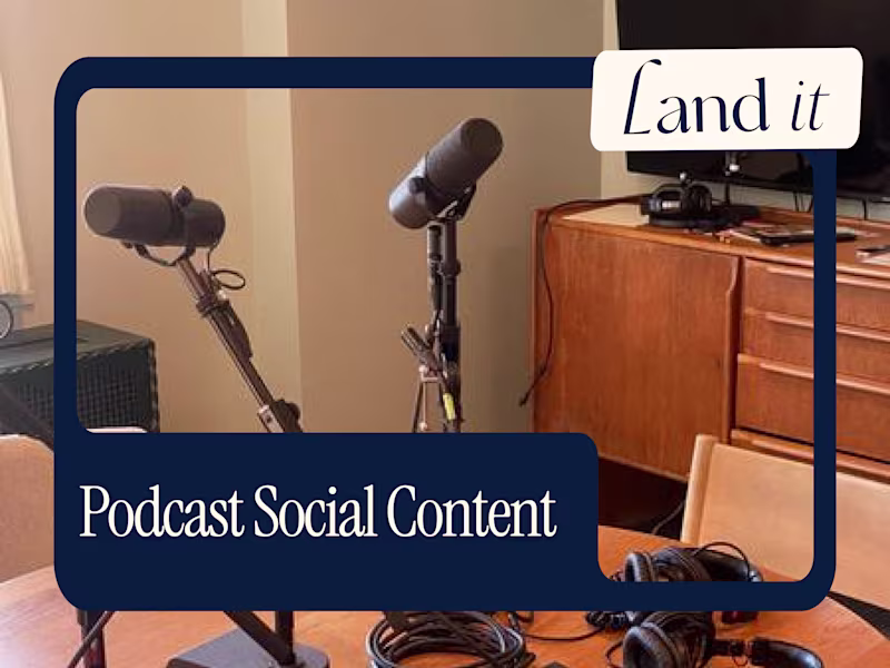 Cover image for Podcast Social Content | Clips, Carousels & Engagement