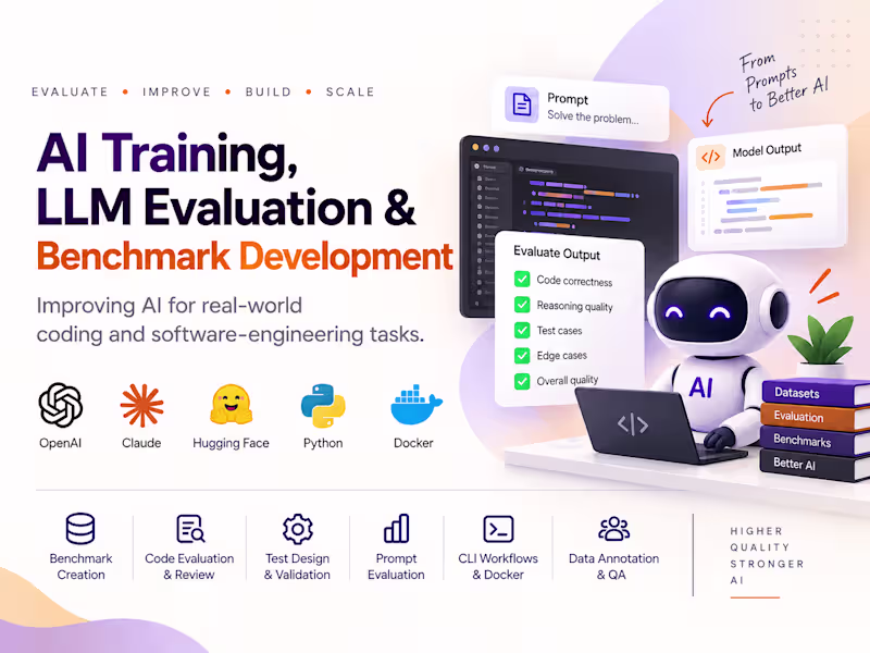 Cover image for AI Evaluation & LLM Benchmarking
