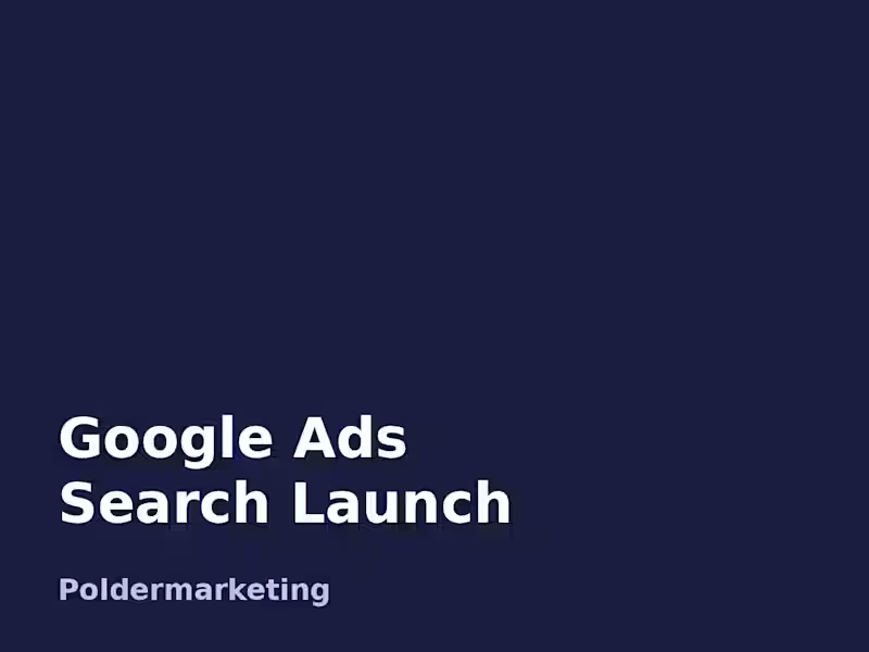 Cover image for Google Ads Search Launch