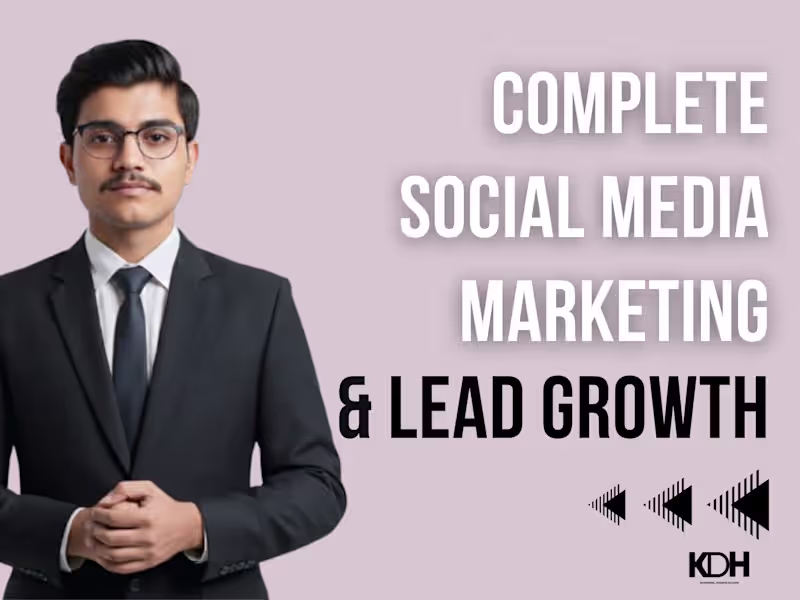 Cover image for Complete Social Media Marketing & Lead Growth