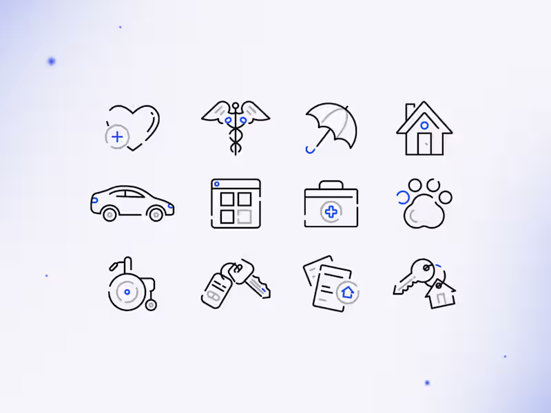 Cover image for Insurance Icons