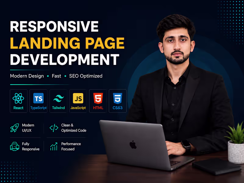 Cover image for Animated Landing Page ·React,tailwindcss GSAP & Framer  Motion