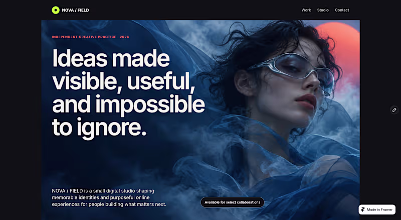 Cover image for Creative Agency Portfolio Website Design