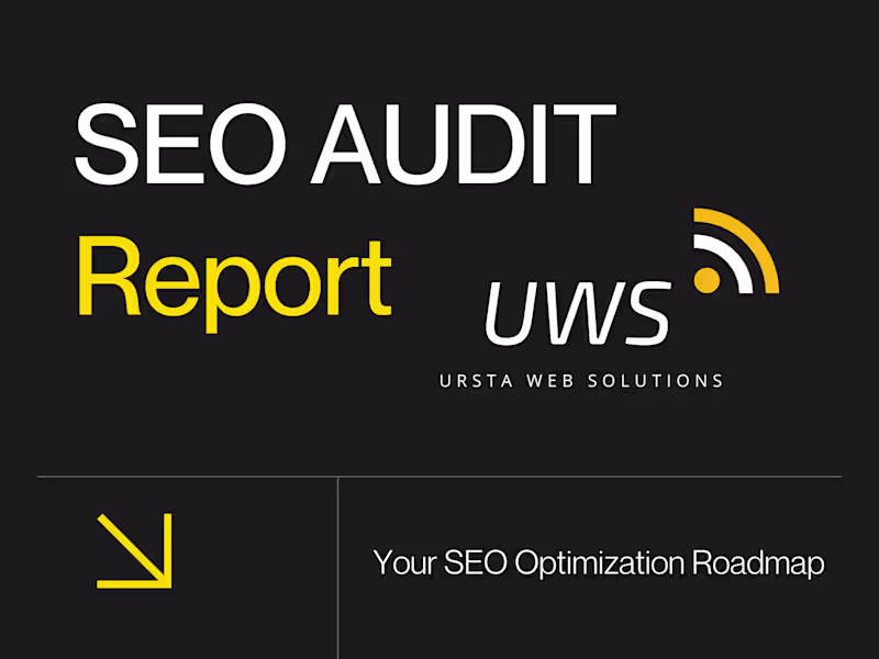 Cover image for SEO Audit