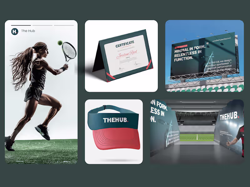 Cover image for The Hub — Sportswear Brand Identity