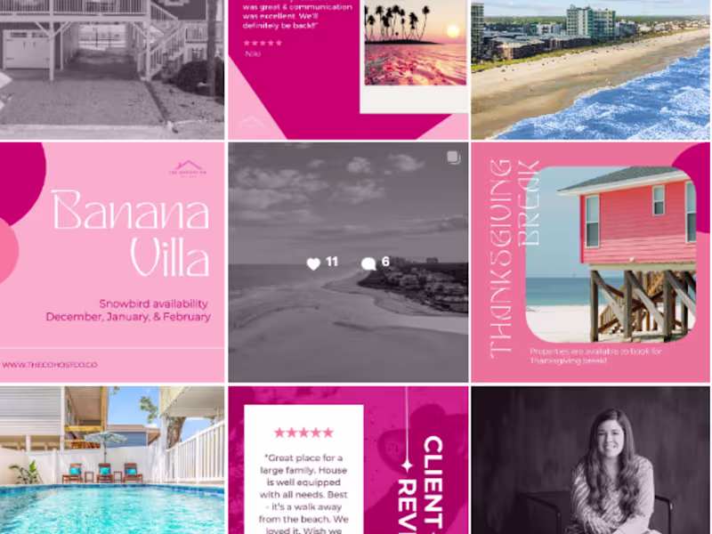 Cover image for Social Media Design for Vacation Rental Brand – Cohost Co