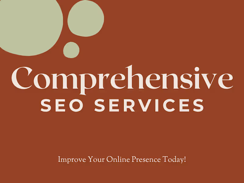 Cover image for Comprehensive SEO Services | On-Site, Technical & Content SEO