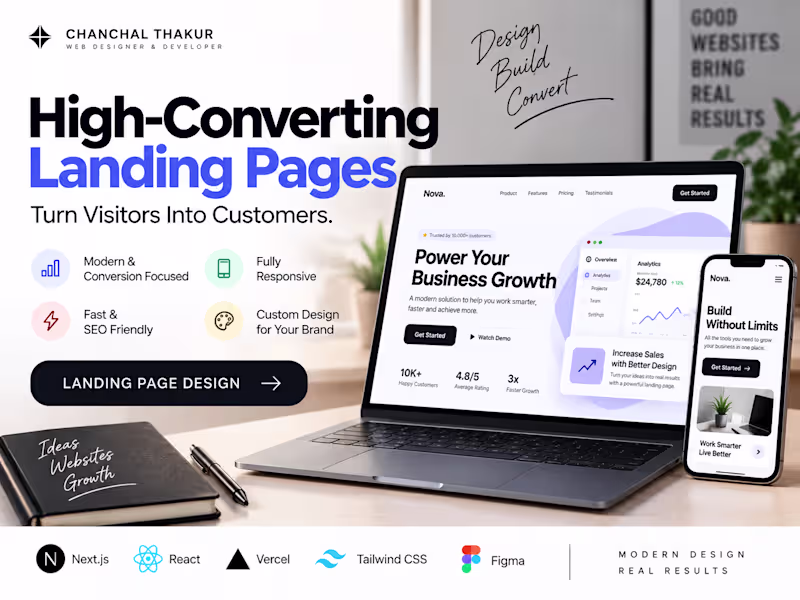 Cover image for High-Converting Landing Page Design