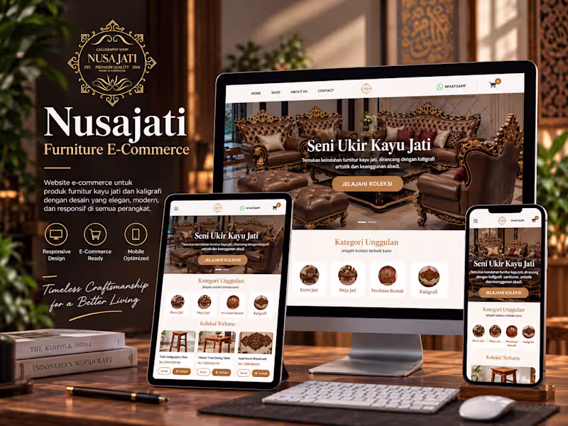 Cover image for NUSAJATI | E-Commerce Website for